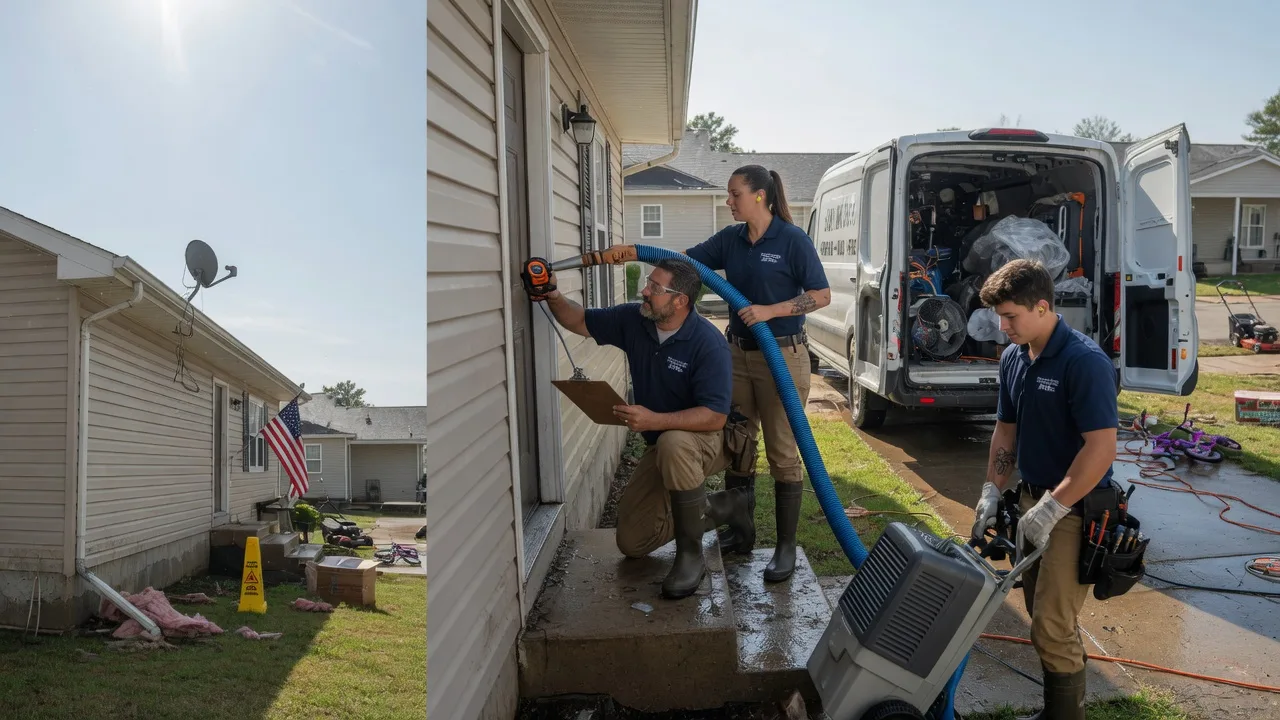 Ceiling Water Damage Restoration in Ellsworth, NE near me